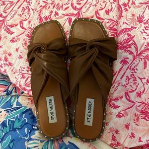 Steven Madden 6.5 Brown Sandals